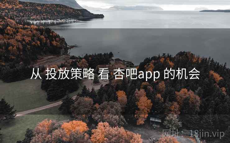 从 投放策略 看 杏吧app 的机会  第2张